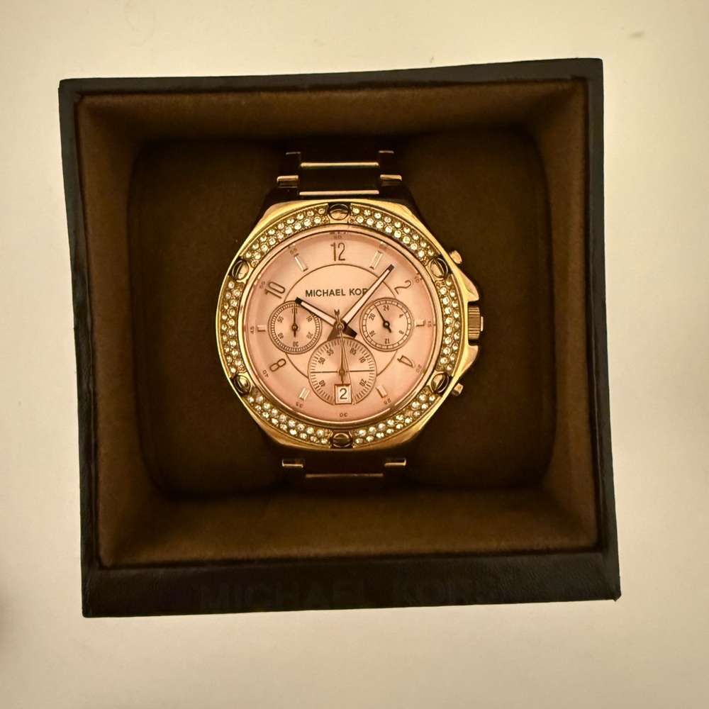 Michael Kors Rose gold and Diamond Women's Watch